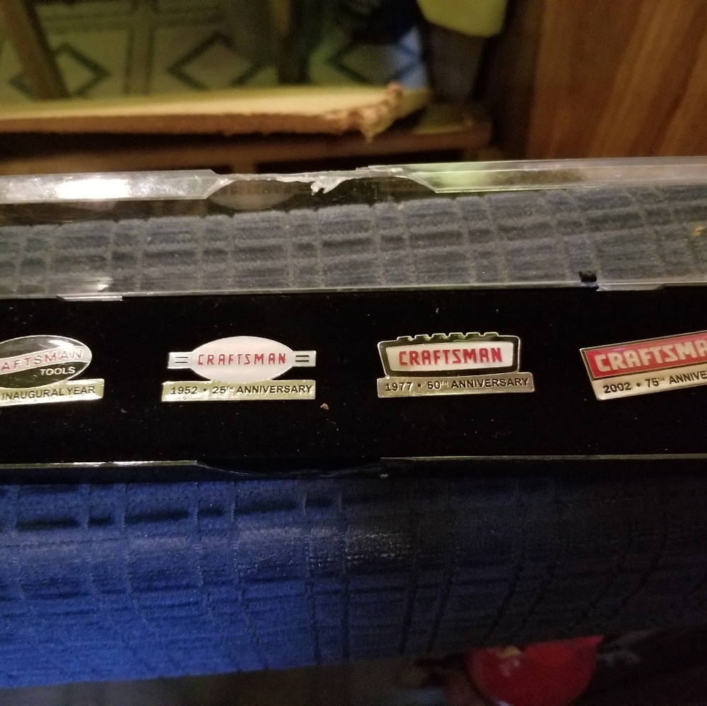 Craftsman champion pin collection